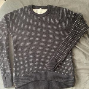 Lululemon Yogi Hearts Polka Dot Merino Wool Sweater